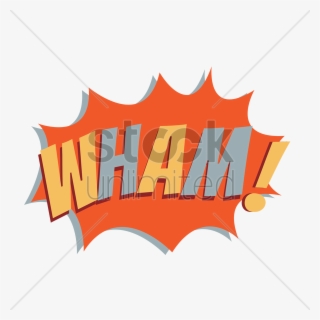 Wham Comic Speech Bubble V矢量图形 - Illustration