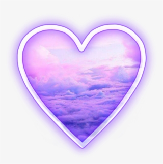 Heart Tumblr Clouds Purple Anime Png Heart Png Tumblr - Purple Tumblr Transparents
