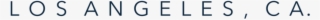 Los Angeles Web Title - White Warren Logo