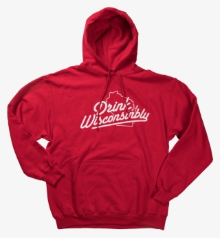 Drink Wisconsinbly Red Classic Hoodie - Sweatshirt