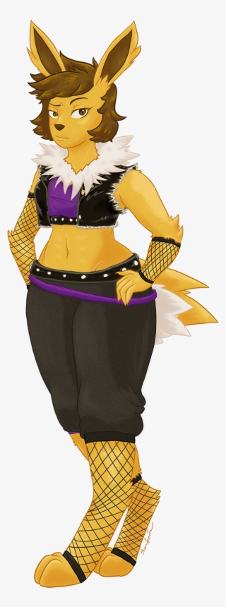 Jolteon Girl - Cartoon