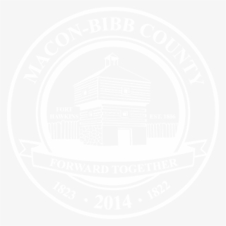 White Macon-bibb County Seal