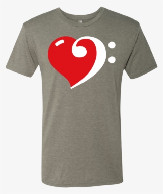 Love Bass Clef Tri-blend Tee - Phil And Phyllis Phillies T Shirt