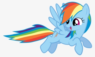 Rainbow Dash Flying - My Little Pony Flying