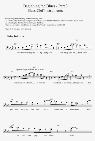 To Print The Notation For Part 3 In Bass Clef - Sheet Music