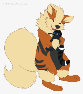 Arcanine Uses Hugs - Arcanine Hug