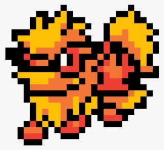 Arcanine - - Pixel Art Pokemon Arcanine