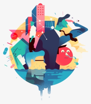 Benny Box Flat Design Illustration, Simple Illustration, - Illustration