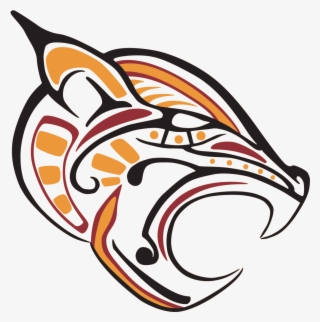 Png Black And White Library Bobcat Clipart Texas State - Native American Bobcat