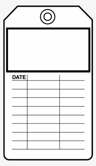 Brady Equipment Servicing Tag Blank - Musical Composition