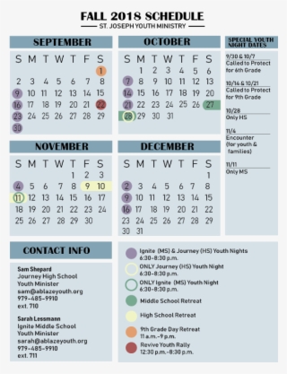 Fall 2018 Calendar Photo Album Thumbnail - Number