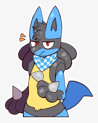 Pk Lucario - Cartoon