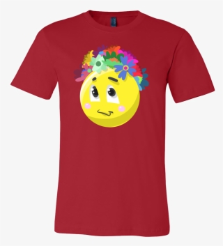 Emoji Flower Cute Face Emojis Flowery Crown T Shirt - Bleach Ichigo T Shirt