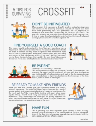 5 Tips For Surviving Crossfit - Poster