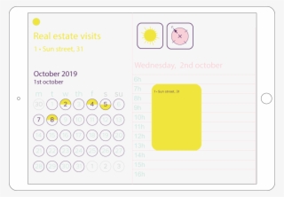 Sunplan Logo Ipad Calendrier Real Estate Var1 - Smartphone