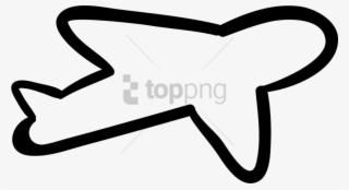 Free Png Airplane Outline Png Image With Transparent - Airplane Outline Clip Art