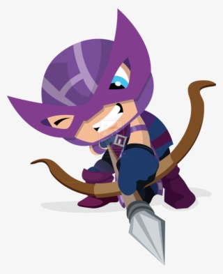 Hawkeye Clipart Chibi - Hawkeye Cartoon