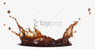 Free Png Download Chocolate Milk Splash Png Png Images - Black Coffee Splash Png