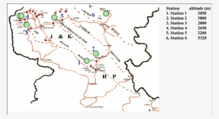 Representative Observatory In Different Mountain Ranges - J And K Mountain Range