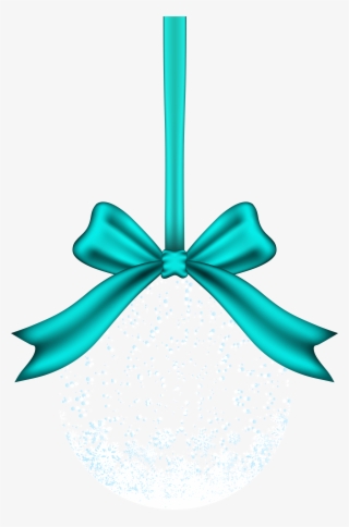 Transparent Christmas Ball Png Clip Art - Transparent Christmas Bow Png