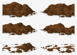 Banner Free Dirt Clipart Free On Dumielauxepices Net - Vector Soil Pile