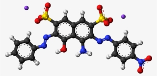 Amido Black 10b Sodium 3d Balls - Amido Molecula Png