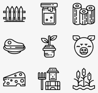 Farmer - Construction Line Icon Vector