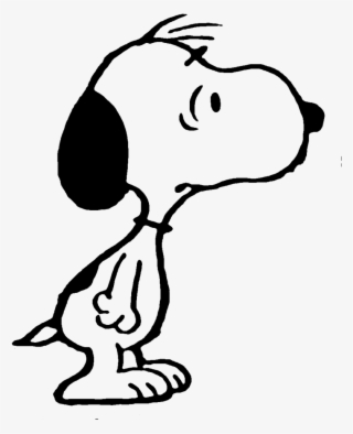 Sad Clipart Snoopy - Snoopy Dibujos A Lapiz