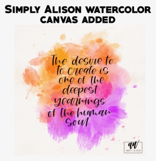 Watercolor - Handwriting