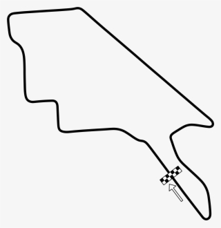 Adelaide Parklands Circuit - Line Art