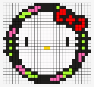 Hello Kitty Dreamcatcher Perler Bead Pattern / Bead - Dream Catcher Perler Design