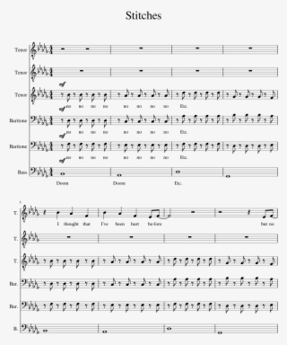 Stitches Sheet Music 1 Of 16 Pages - Sheet Music