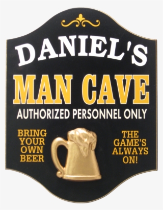 Personalized Man Cave Plaque - Mancave Bordje