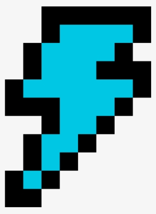 Lightning - Purple Heart Pixel Png