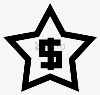 Free Png Star With Dollar Sign Png Image With Transparent - Dollar Sign Star