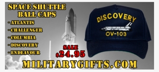 Nasa Space Shuttle Command Caps - Rocket