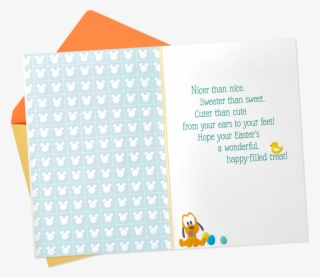 Disney Mickey Mouse First Easter Card For Baby - Paper