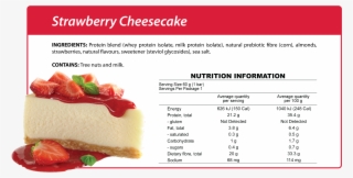 Nutritional Information - Transparent Cheesecake Png