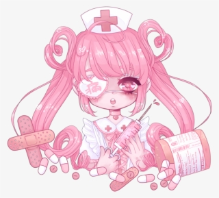 #syringe #pills #nurse #medical #eyepatch #freetoedit - Illustration