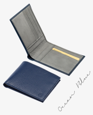 Wallet 3 3 Cc, Small Size, Blue & Gray - Chair