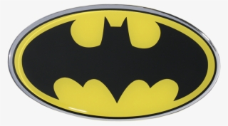 Batman Classic Logo Yellow Lensed Fan Emblem By - Batman Logo