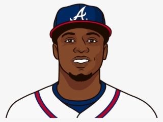 The Braves And Phenom Ronald Acuna Jr - Atlanta Braves Logo Black