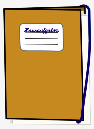 Paper Drawing Homework Notebook Angle - Hausaufgabenmappe Clipart
