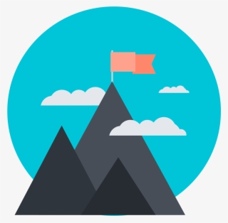 Mountain Summit Icon - Triangle