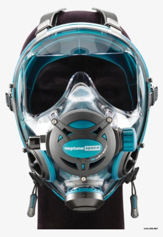 Ursuit Ocean Reef Neptune Space G-divers Emerald Medium/large - Celoobličejová Maska Na Šnorchlování