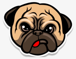 Funny Dog Face Cartoon