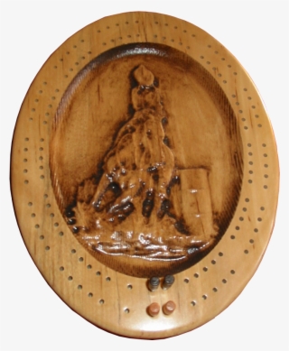 Wooden Maltese Cross - Carving