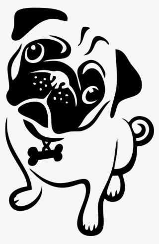 Pug Face Clipart
