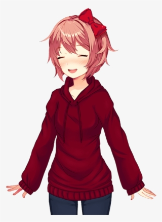 Sayori Hoodie Edit Request Hope You Like It - Sayori In A Hoodie