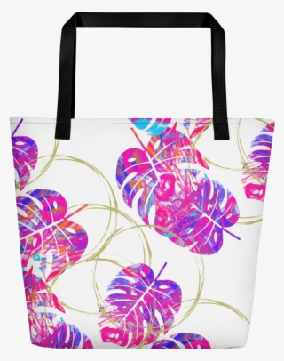 Sea You At The Beach Palm Leaf Beach Tote